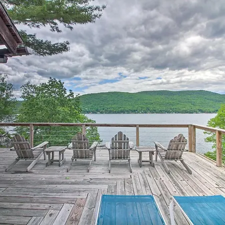 Waterfront Lake George Cabin Walk To Water